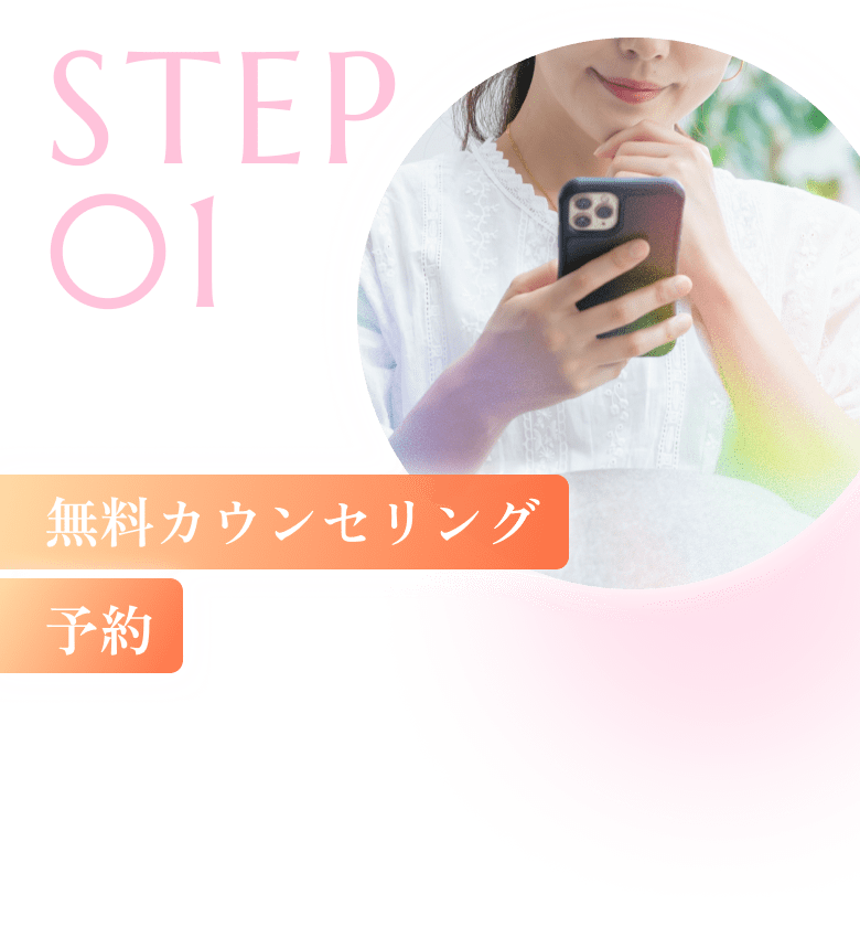 step1の女性が予約している写真