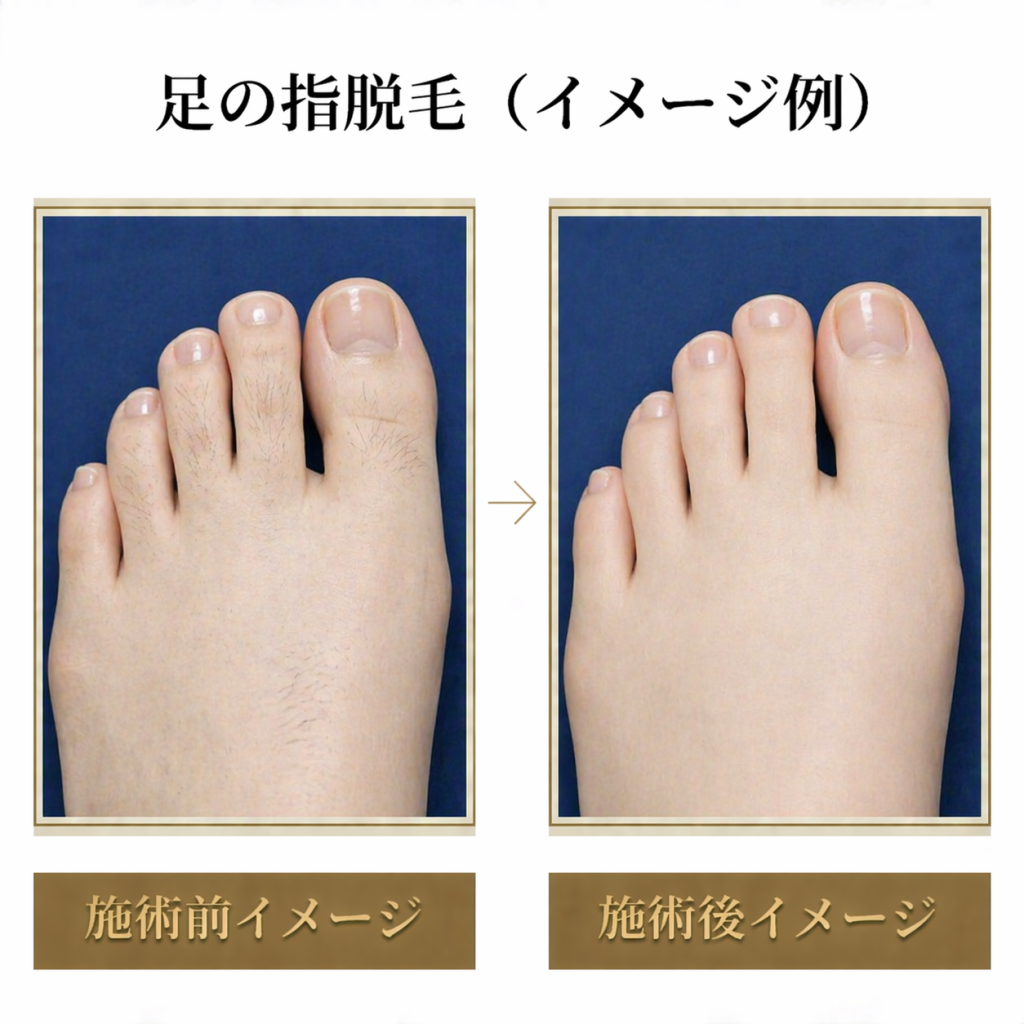足 指 毛