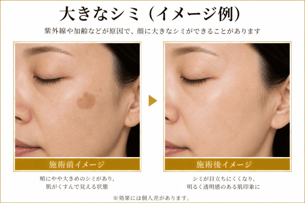 医療従事者監修】突然大きなシミができた！顔・背中のシミの原因は 